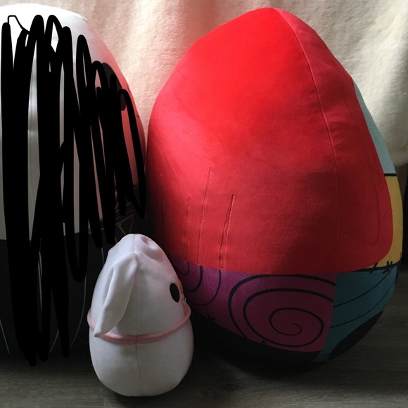 NWT Squishmallows Disney Nightmare Before Christmas 20 in Sally and 8 in Zero - Picture 6 of 11